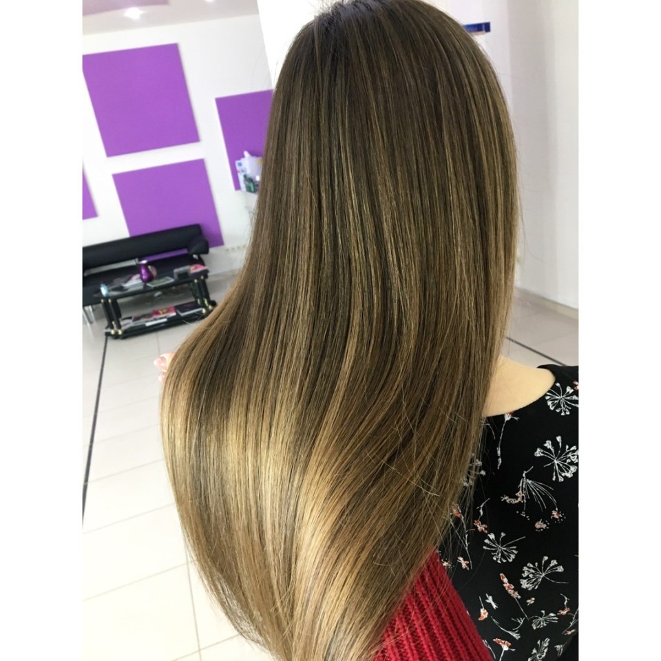 AIRTOUCH окрашивание на темные