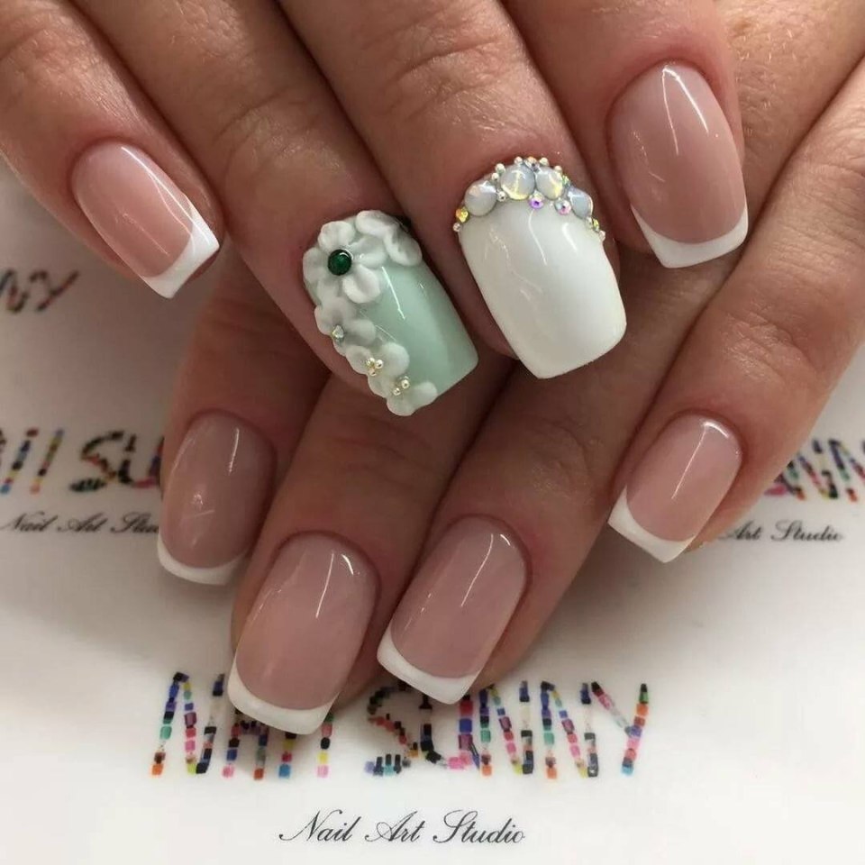 Френч Nail Sunny