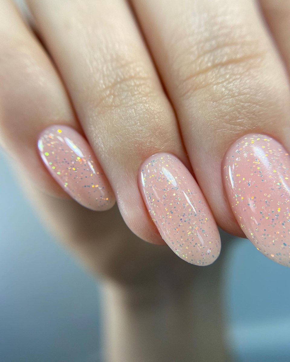 Шеллак острые ногти растяжка