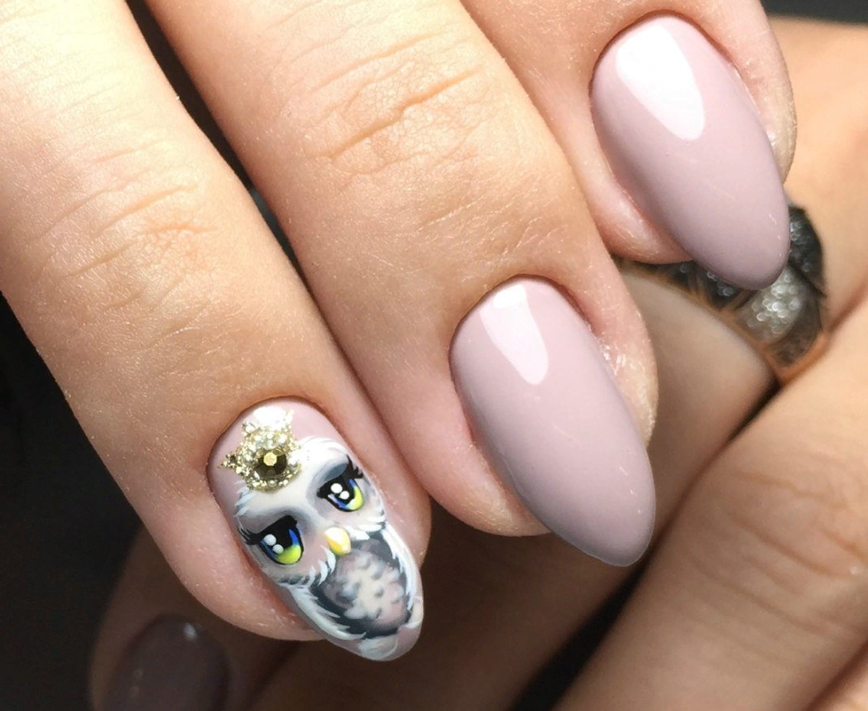 Ногти с животными
