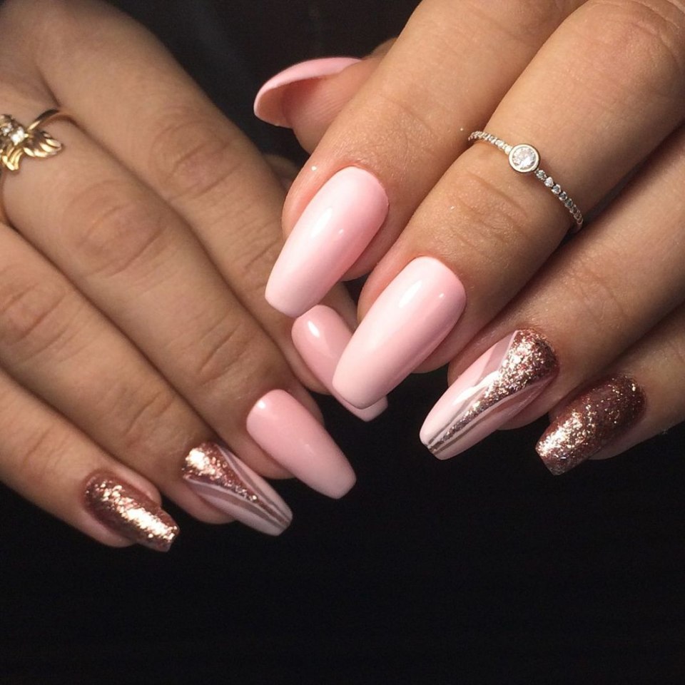 Ногти балерина