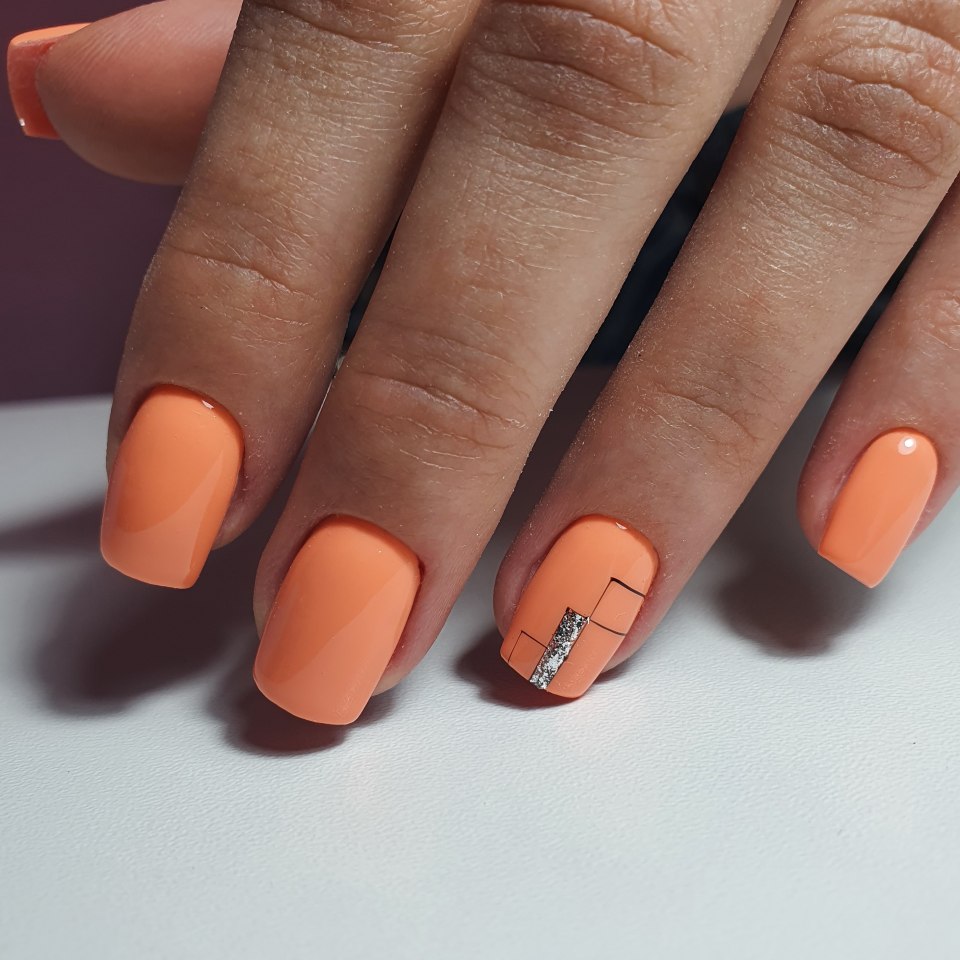 Оранжевый френч