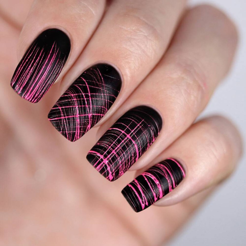 Гель-лак паутинка, розовый неон, 5 гр