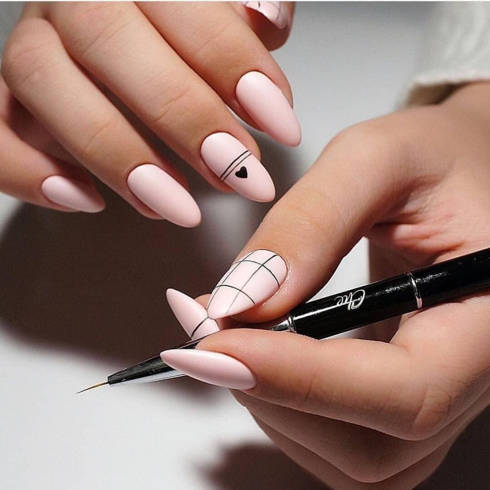 Маникюр наращивание дизайн