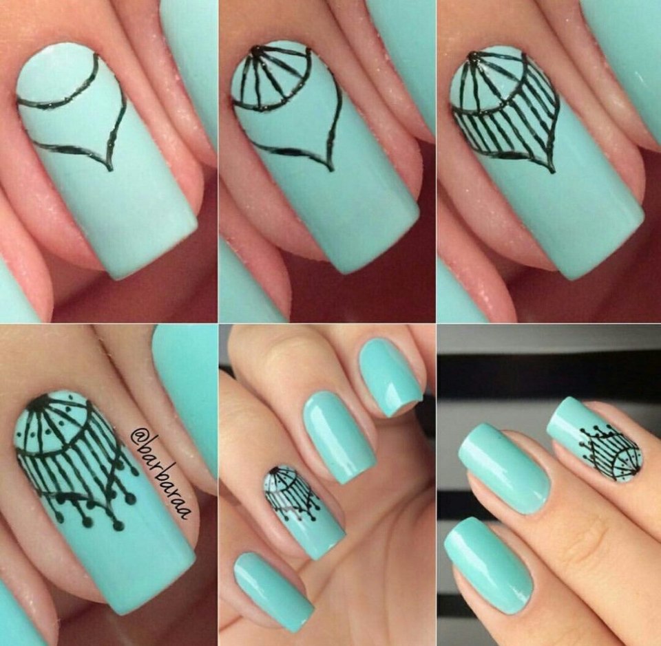 Узоры на ногтях 2020 легкие