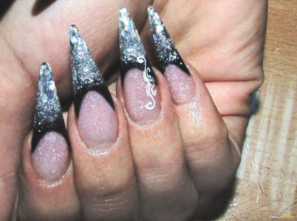 Серебрянный френч миндаль