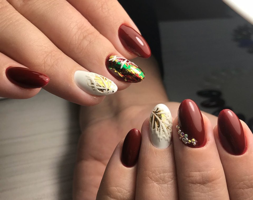 Стильные осенние ногти