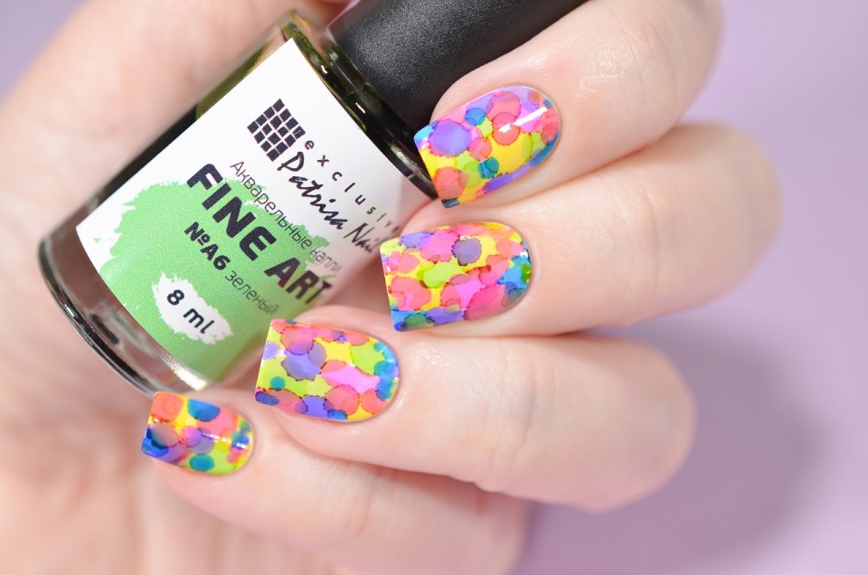 Акварельные капли Patrisa Nail