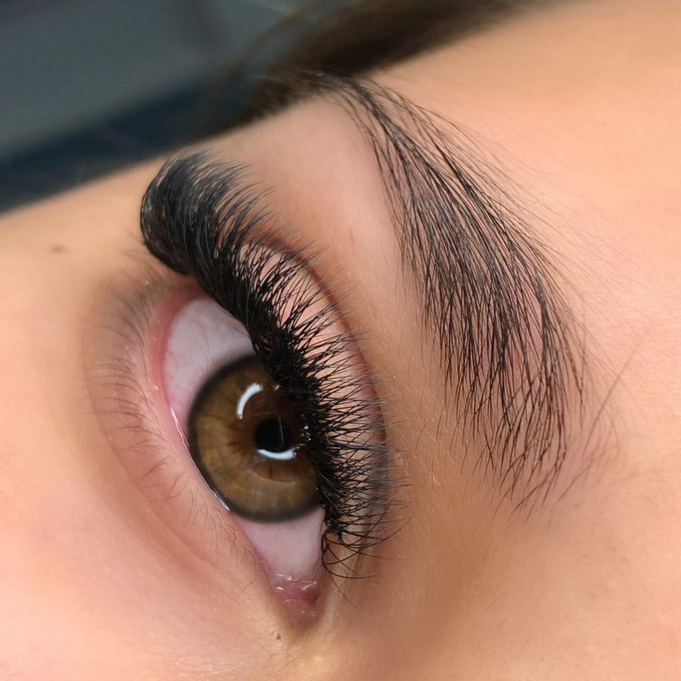 Ресницы Лисо белка с лучиками 4 д