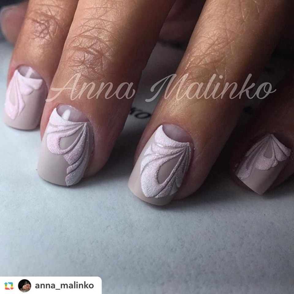 Маникюр Анна Малинко френч