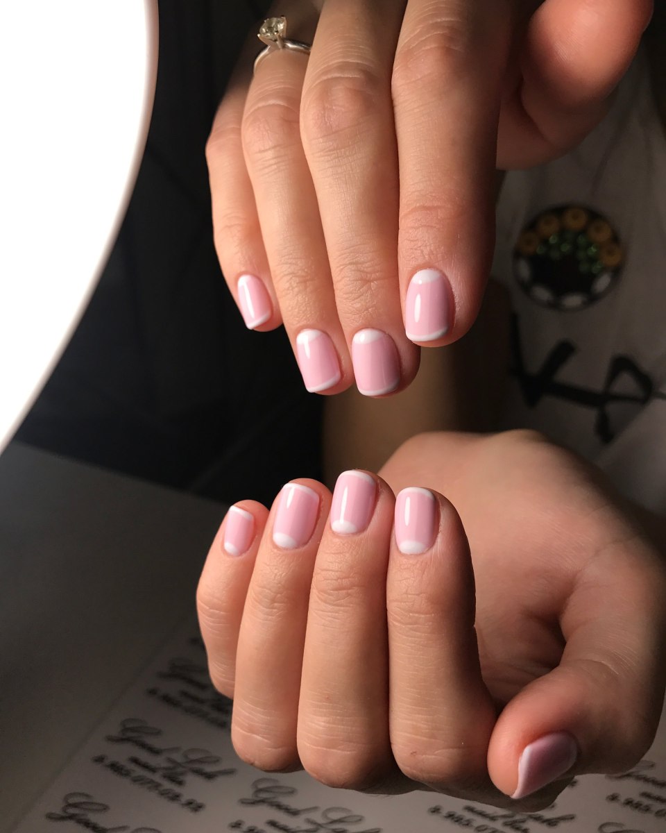 Маникюр натуральных оттенков