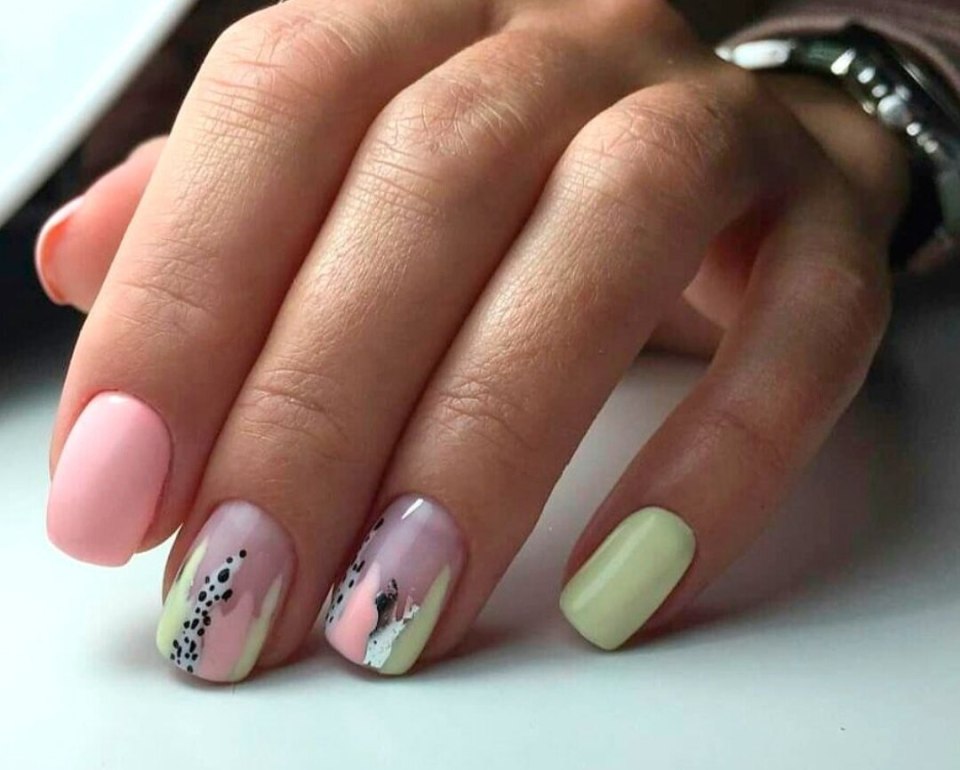 Маникюр на короткие