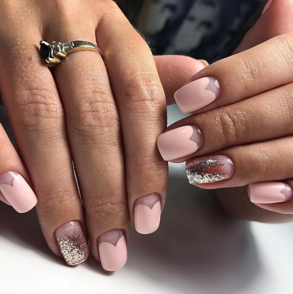 Фиолетовые ногти