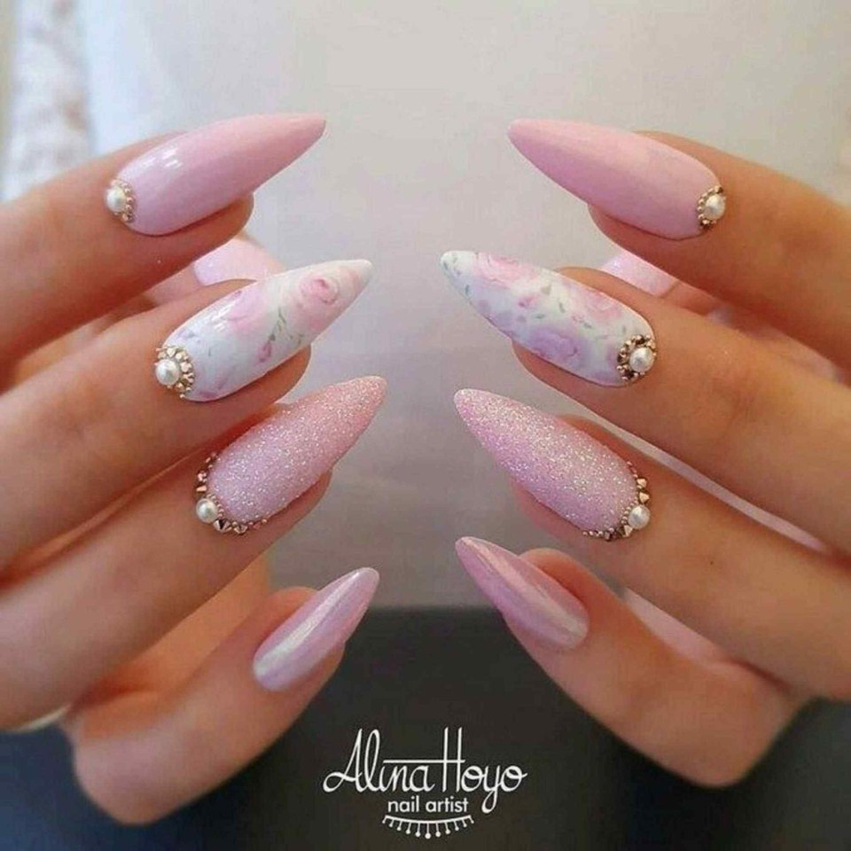 Красивые овальные ногти