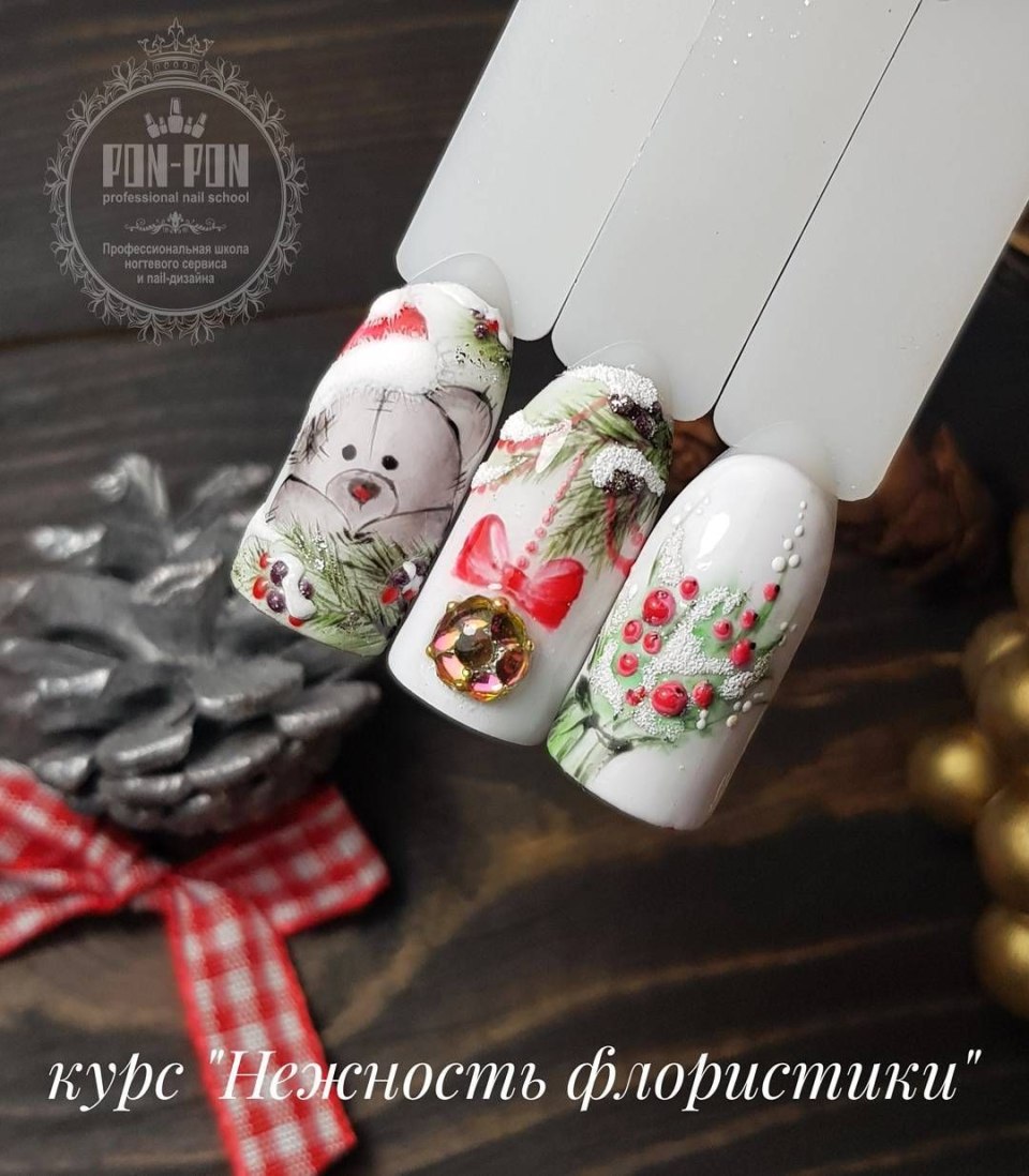 Маникюр варежки