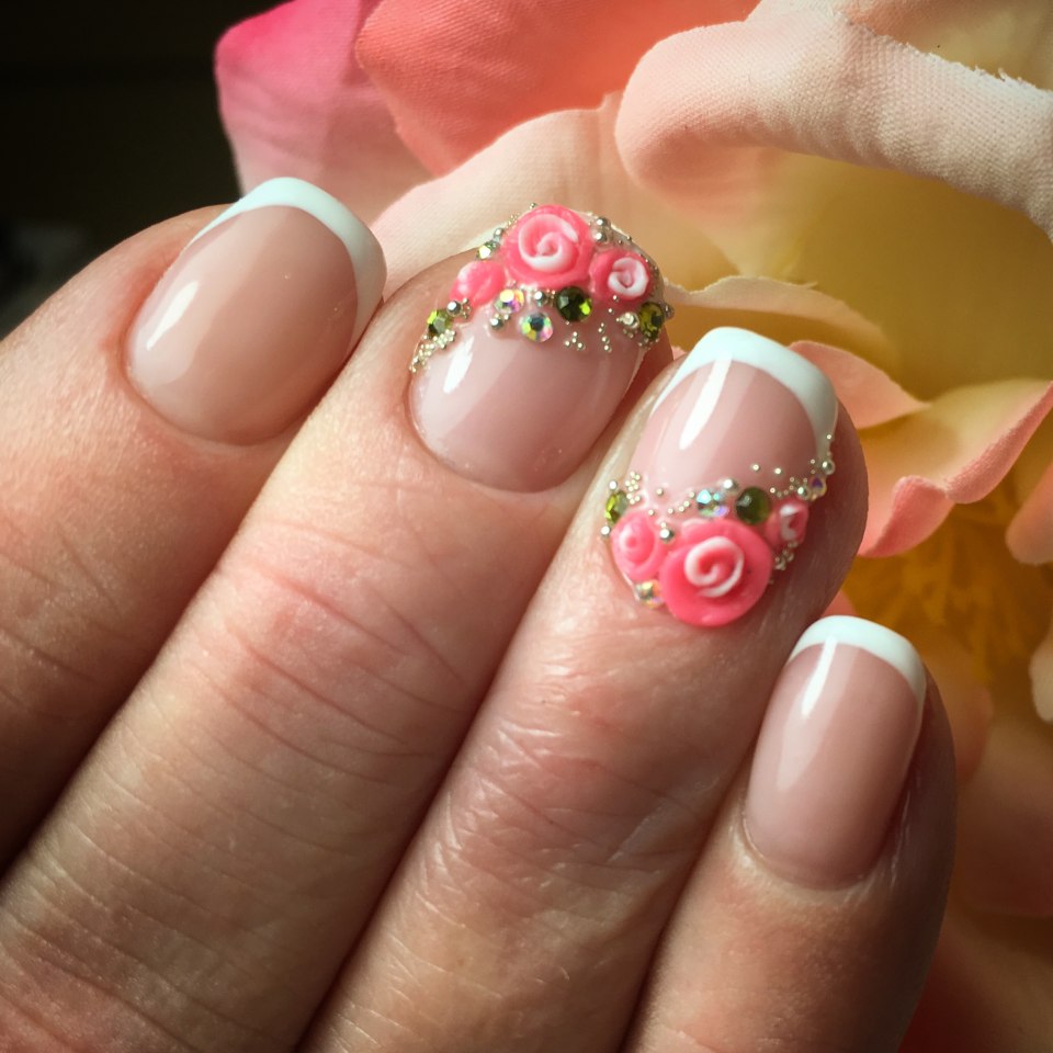 Френч на короткие ногти