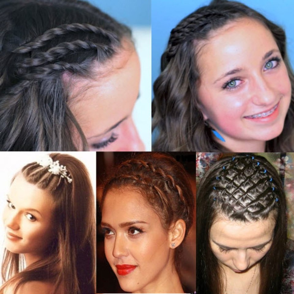Undercut с косичкой