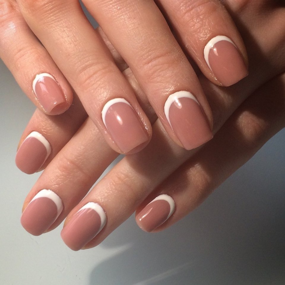 Классический маникюр гель лаком