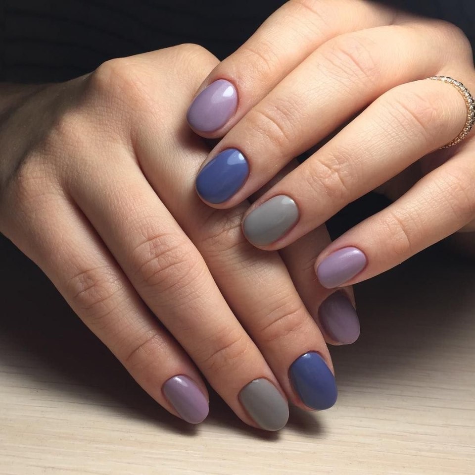 Покрытие гель лаком френч