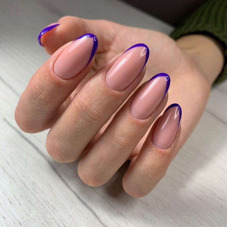 Маникюр цвета чайной розы