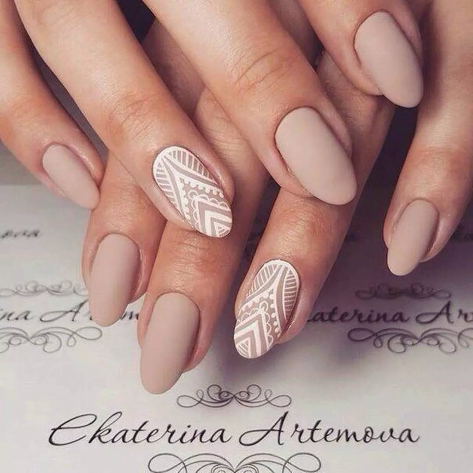 Ногти френч фото красивые геометрические