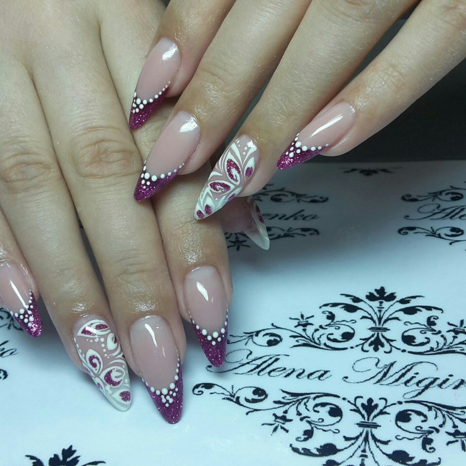 Красивые нарощенные ногти