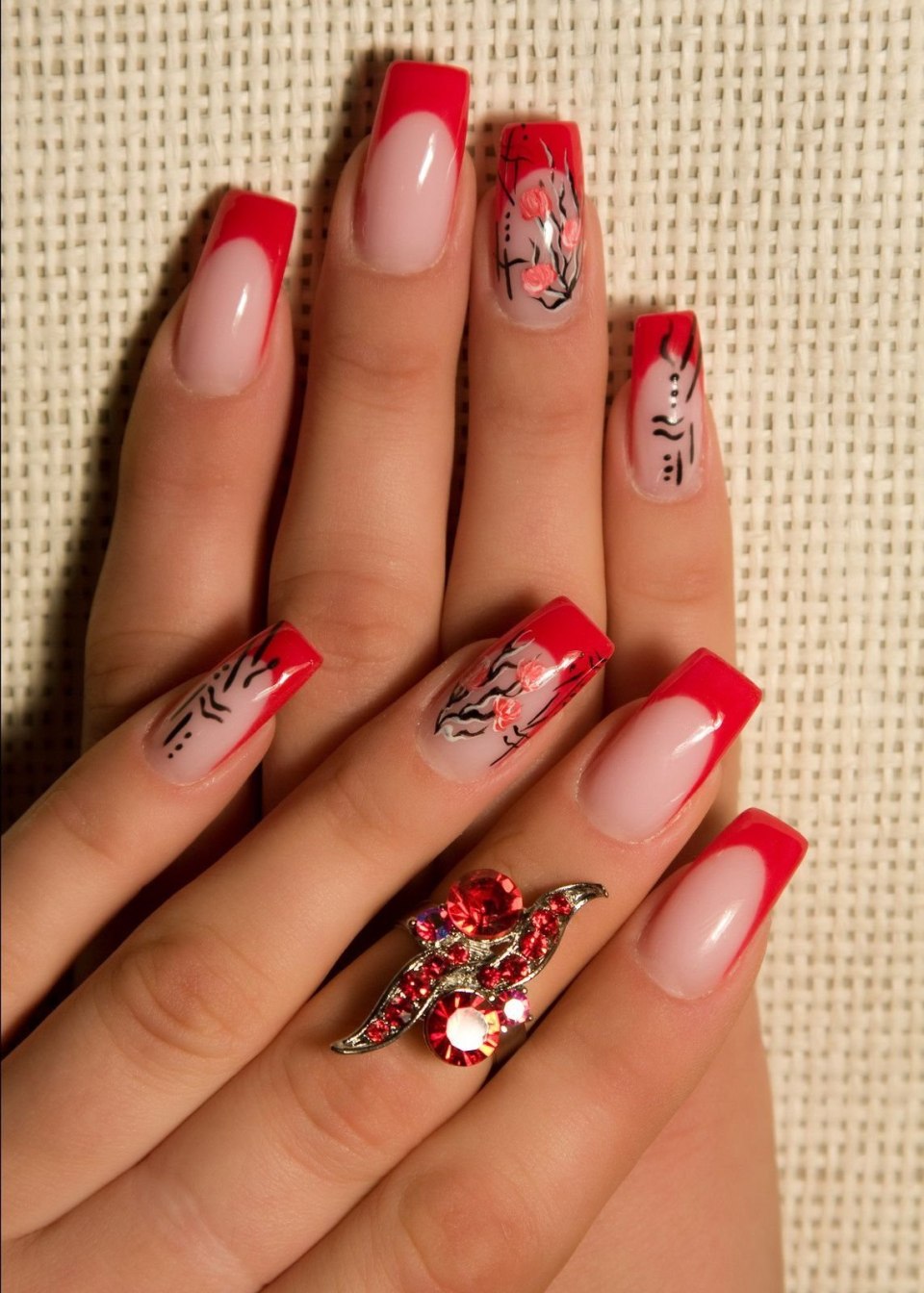 Свадебный френч миндаль