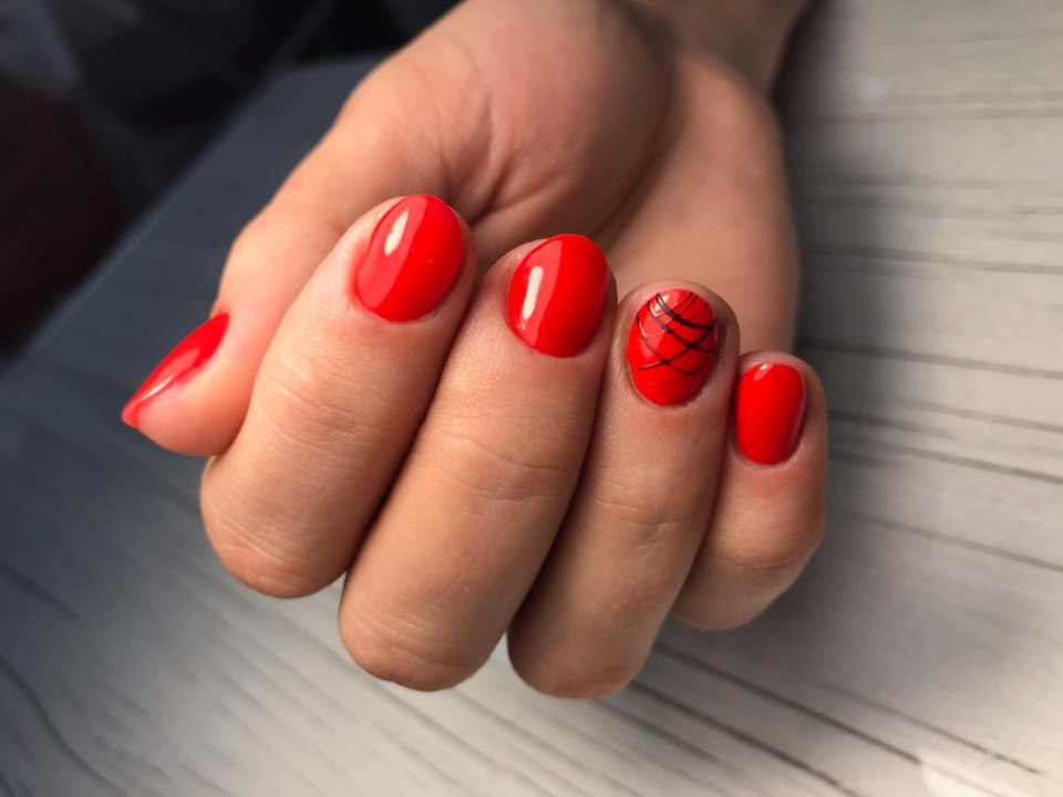 Синие ногти