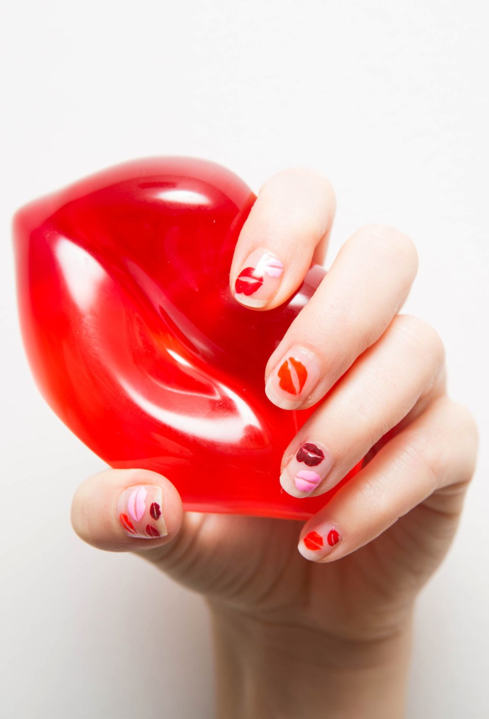 Розовый френч наискосок