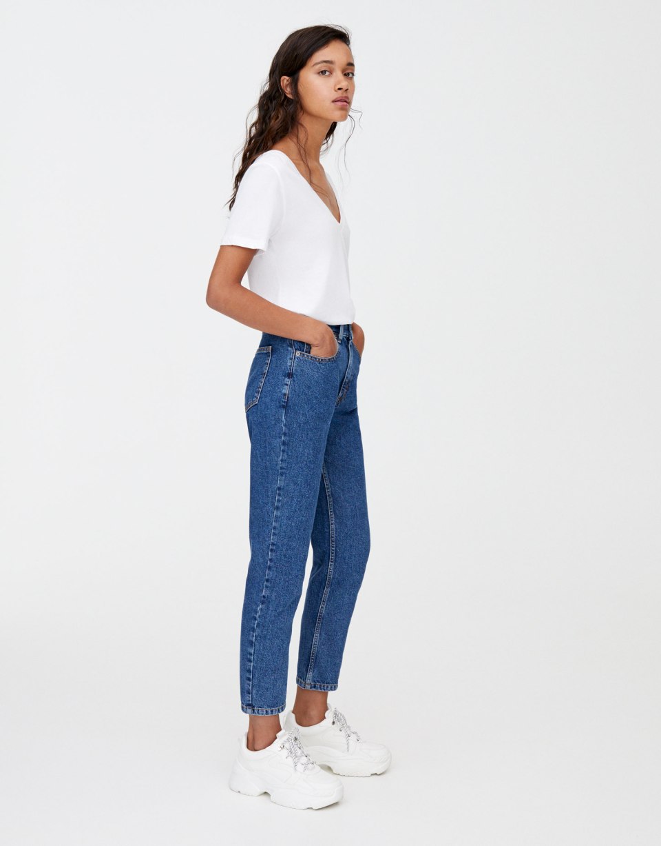 Pull Bear джинсы Slim женские