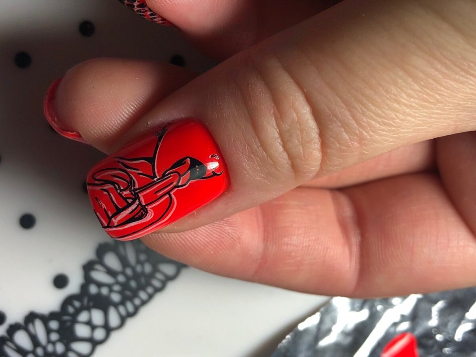 Ногти со стемпингом 2019