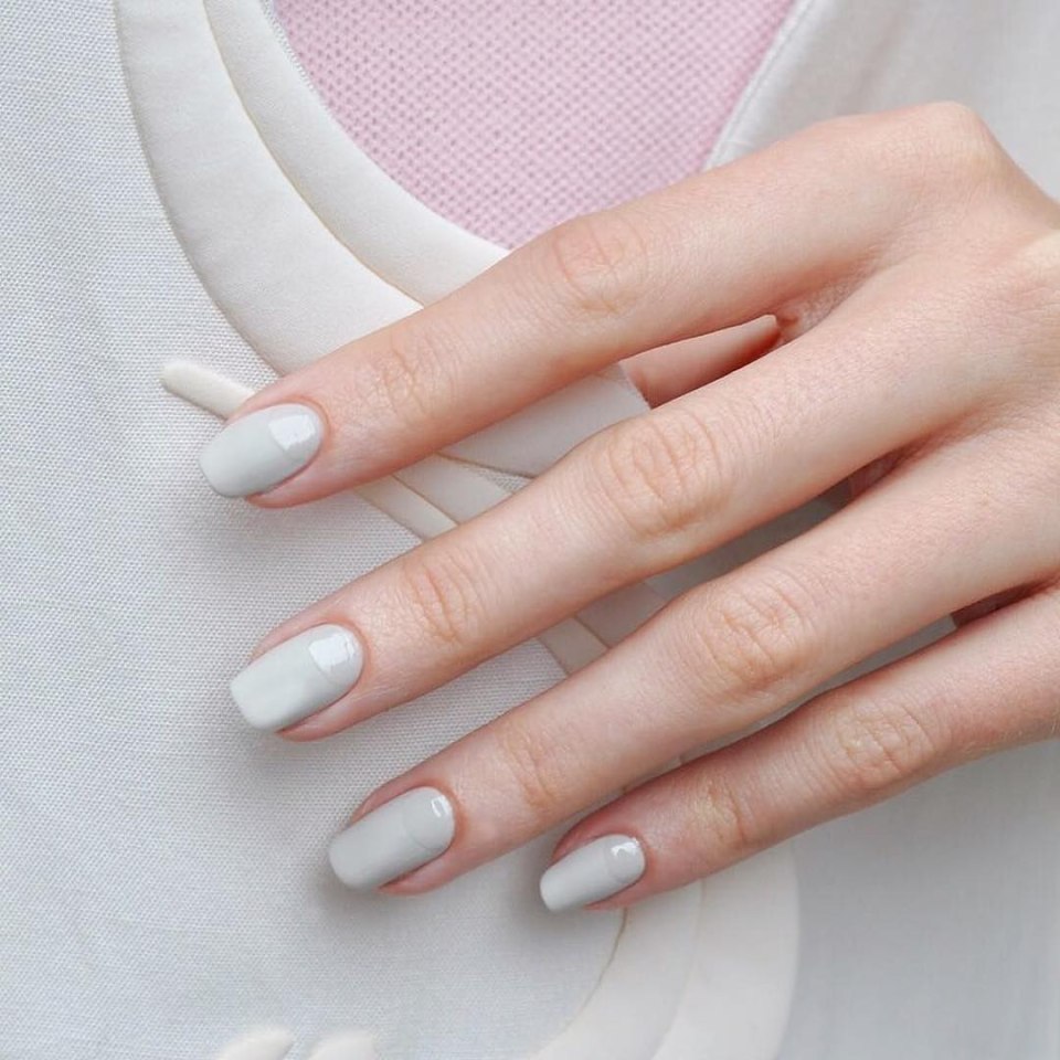 Белые ногти белые ногти