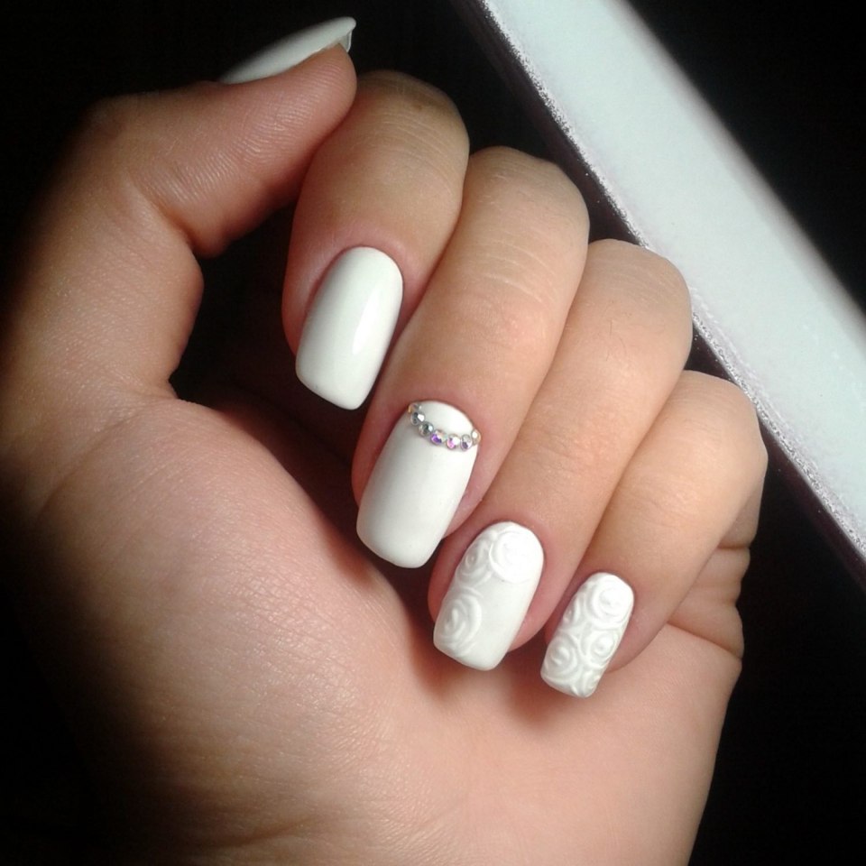 Молочный гель лак