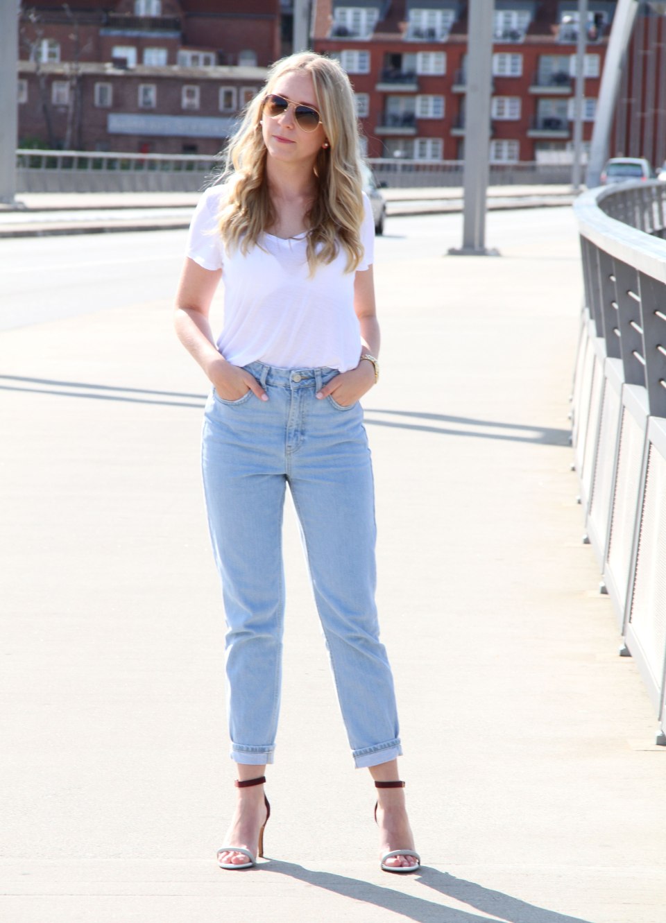 Джинсы Vintage Fit High Waist Denim