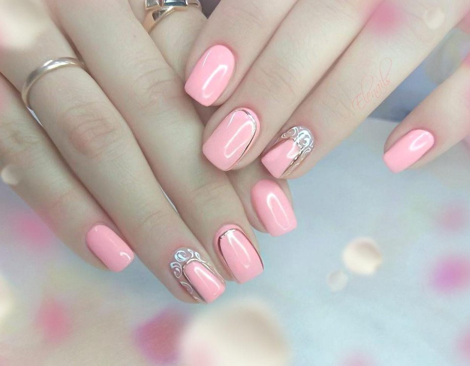 Маникюр красивый повседневный