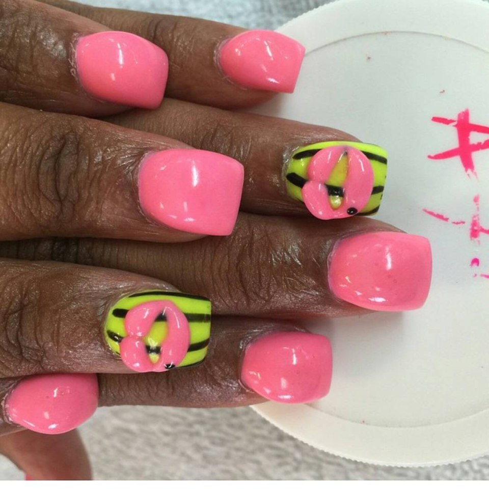 Маникюр Bubble Nails