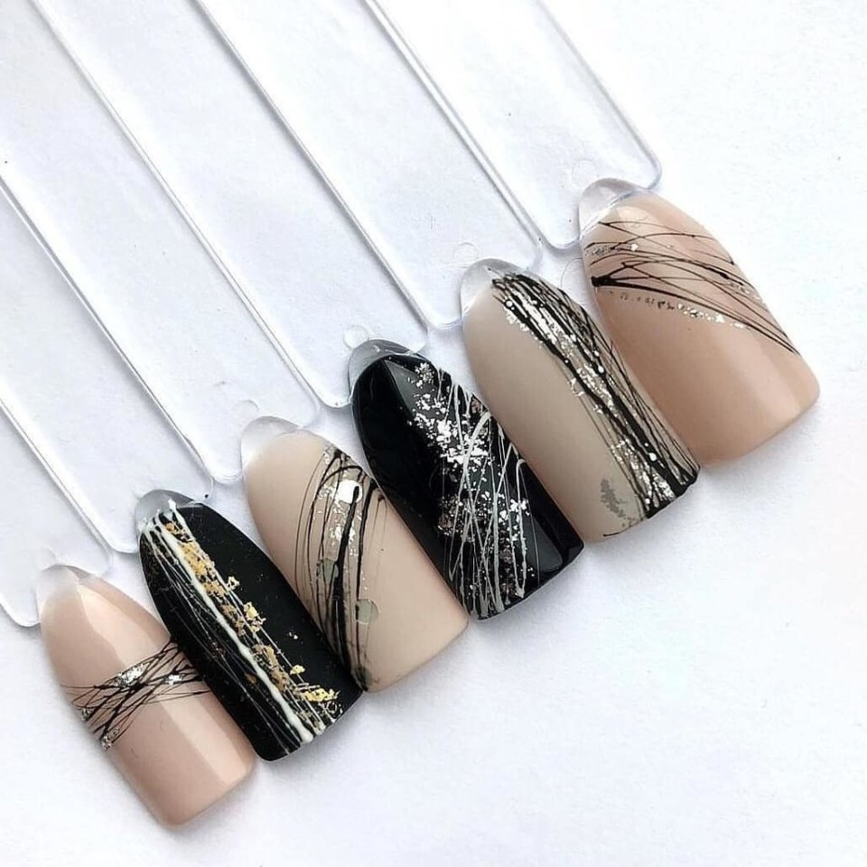 Паутинка на ногтях