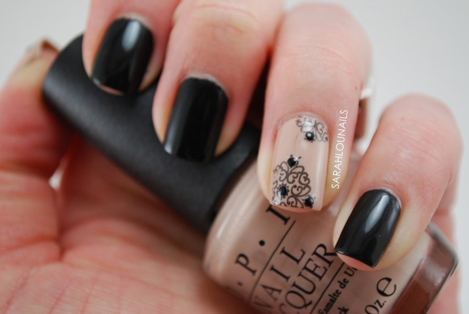 Маникюр на короткие ногтт