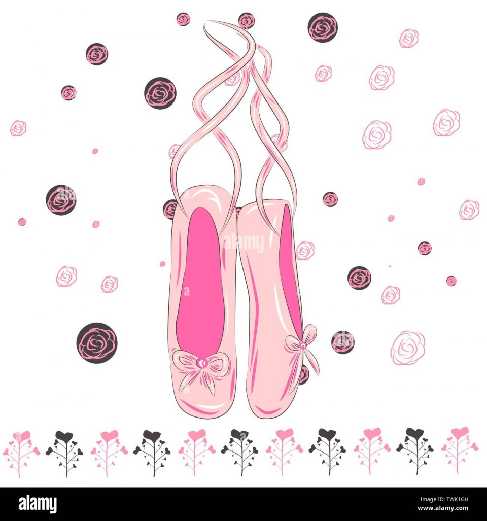 Открытка «Pointe» розовая