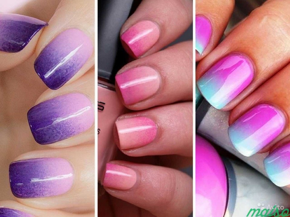 Маникюр омбре