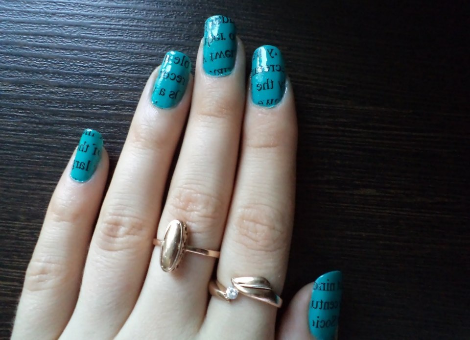 Необычная покраска ногтей