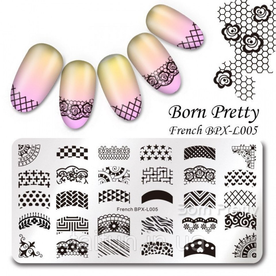 Born pretty пластина для стемпинга l005