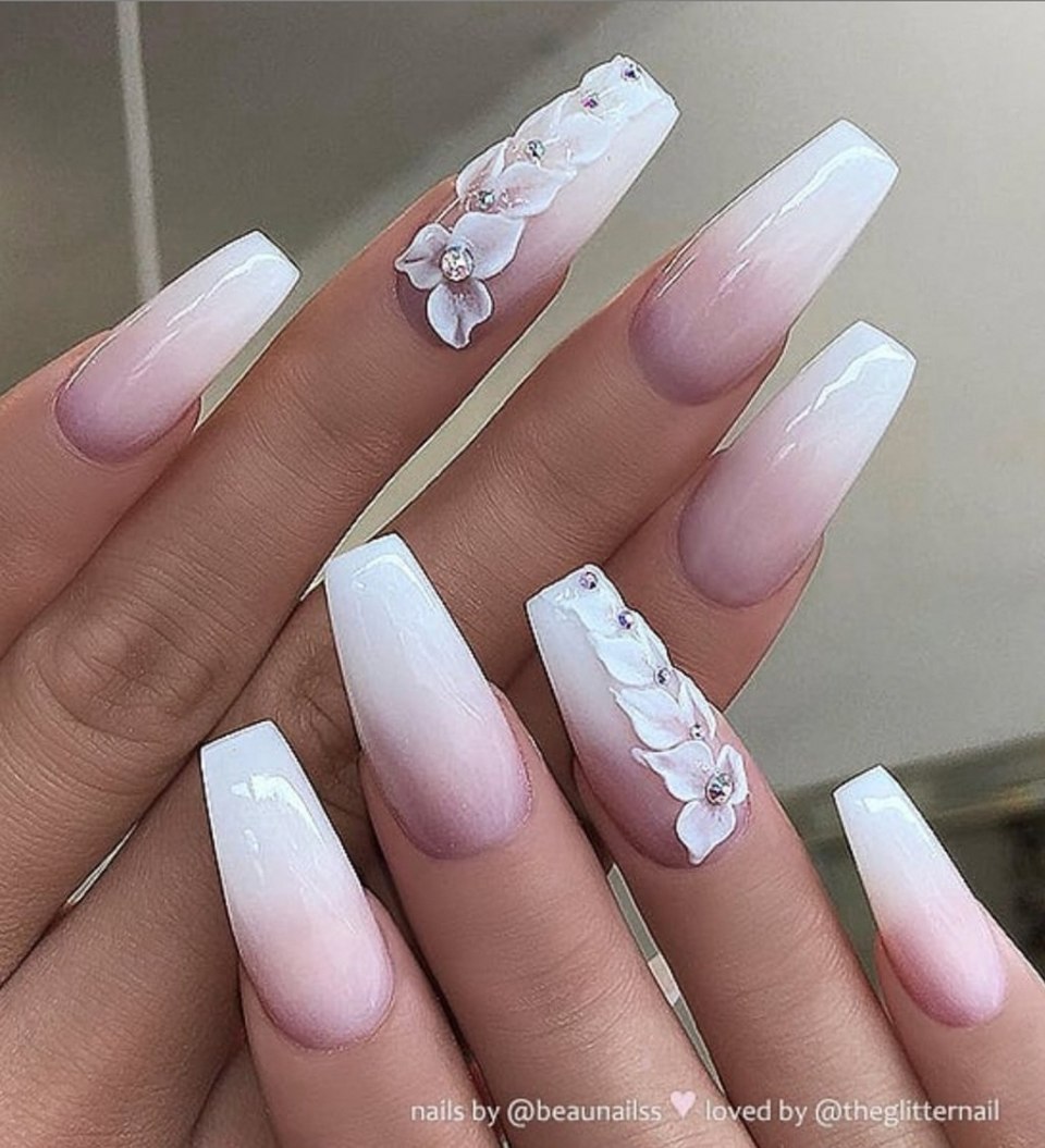 Маникюр надлиннвй ногти