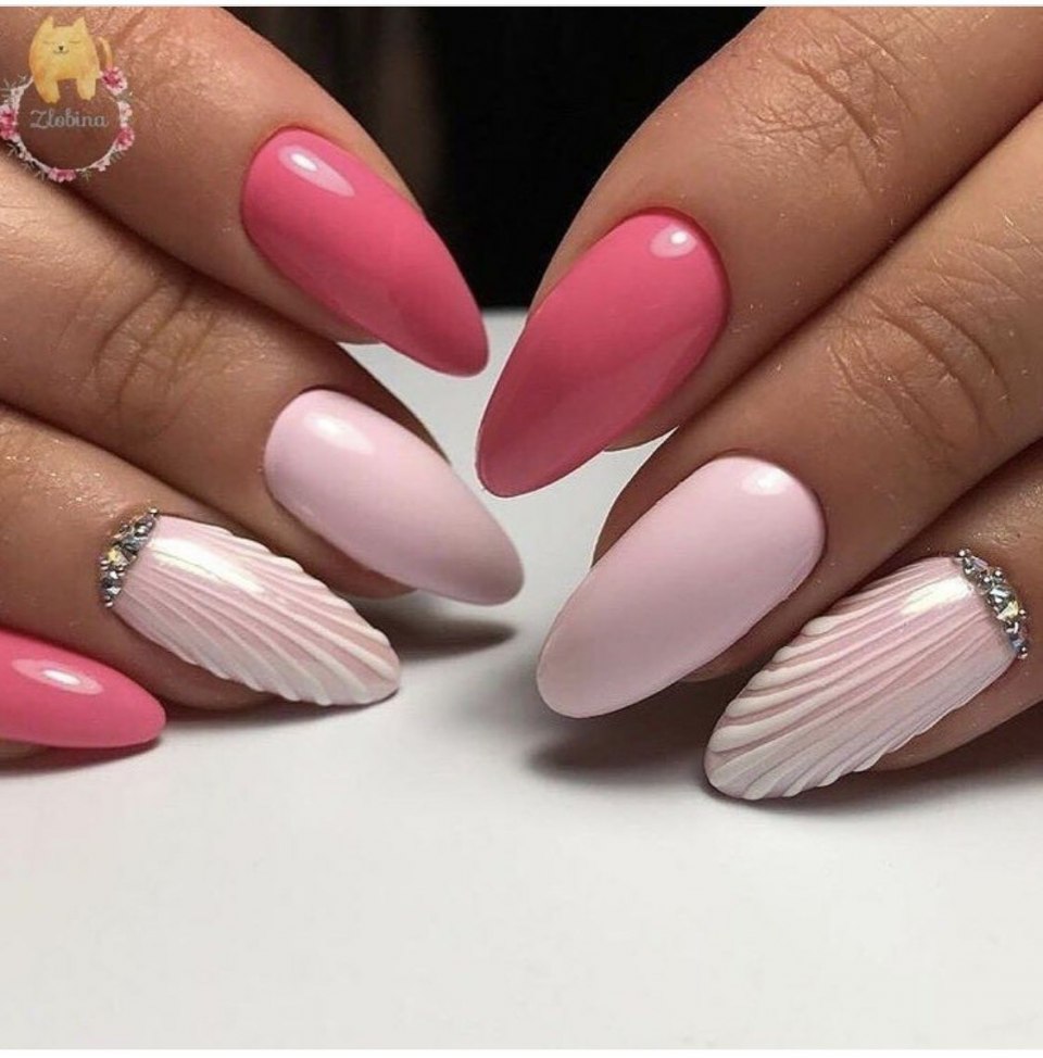 Маникюр Ракушка