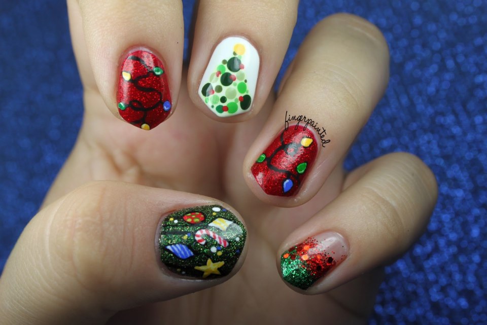 Ногти на новый год