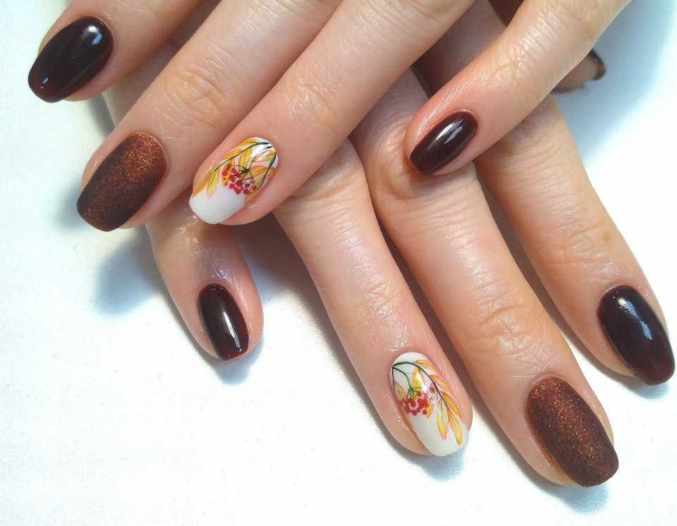 Ногти осень