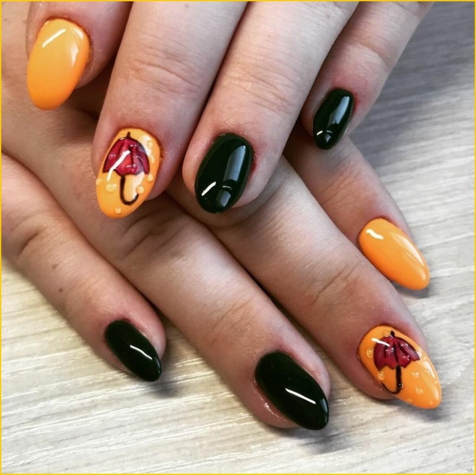 Маникюр осень 2021