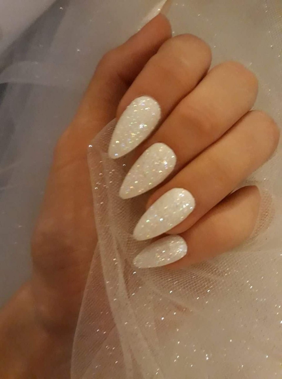 Свадебный маникюр для невесты