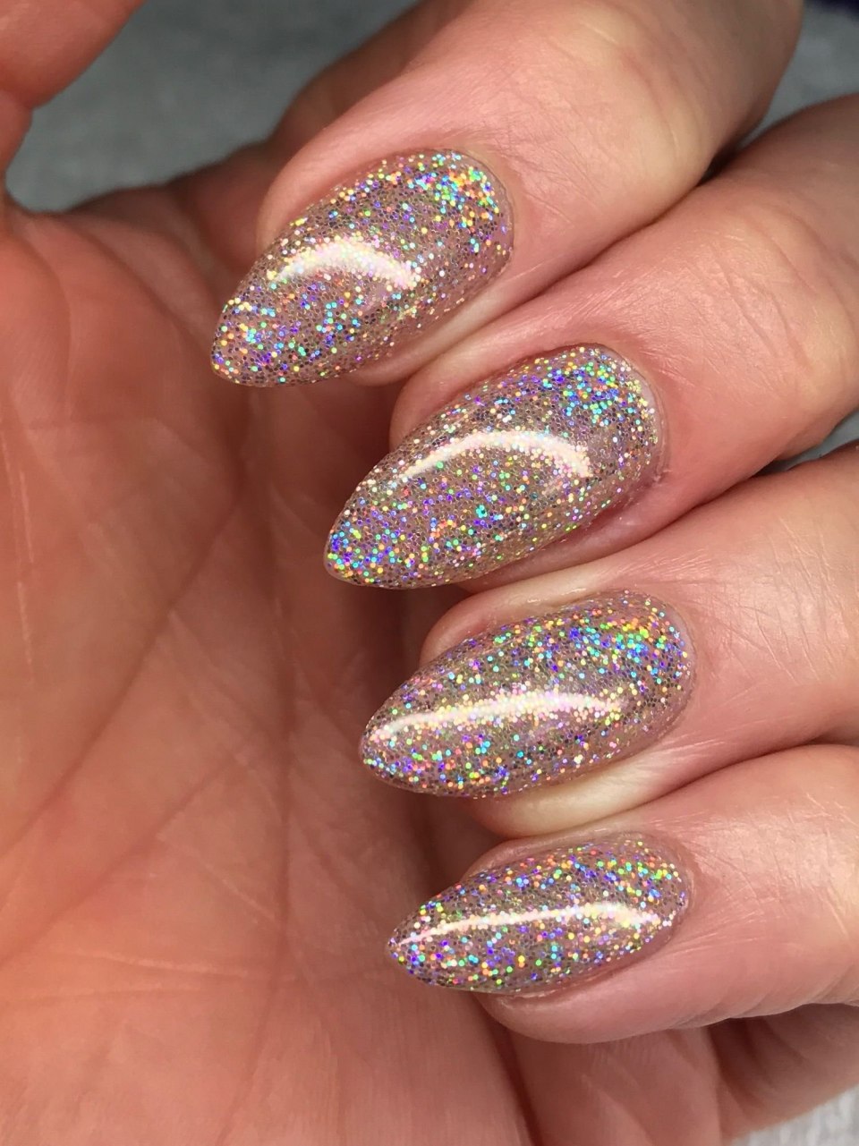 Маникюр со снежинками