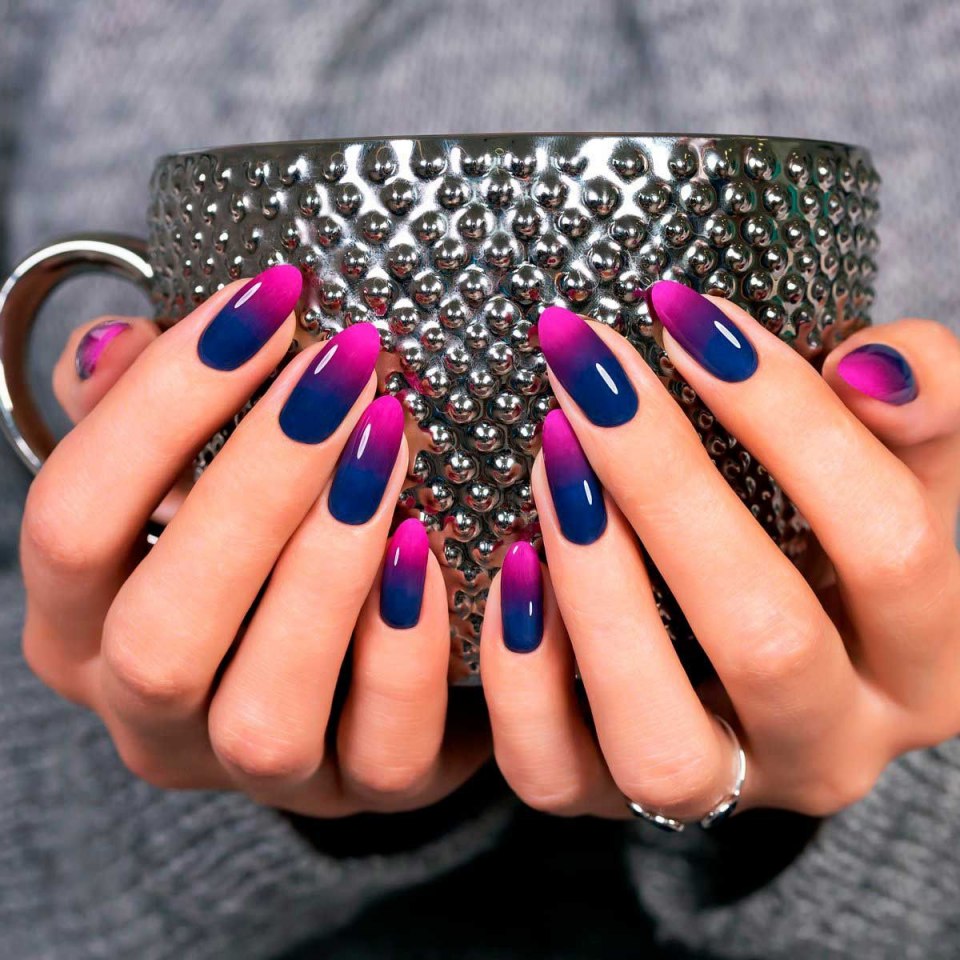 Омбре на ногтях 2021 Весна